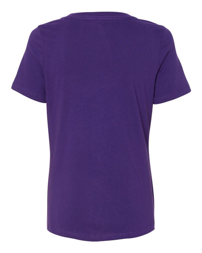 BELLA + CANVAS Women’s Relaxed Jersey V-Neck Tee - 6405