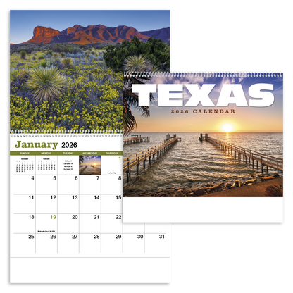 HotLine Products Texas Appointment Calendar  Spiral-436