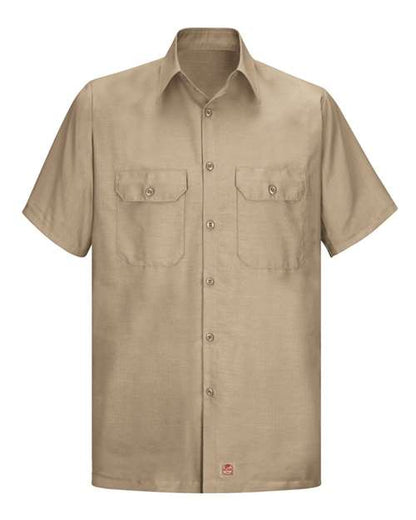 Men's Ripstop Short Sleeve Work Shirt