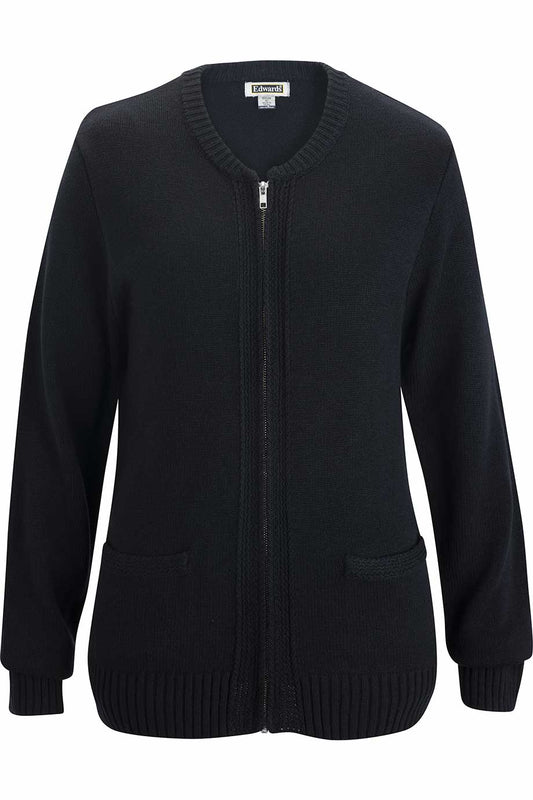 Unisex Full Zip Cardigan - 4381