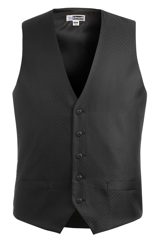 Mens Diamond Brocade Vest - 4390