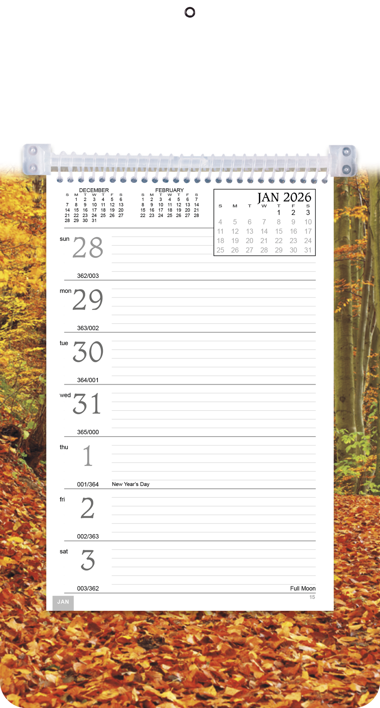 Triumph Calendars FullColor Weekly Memo Calendar-4400