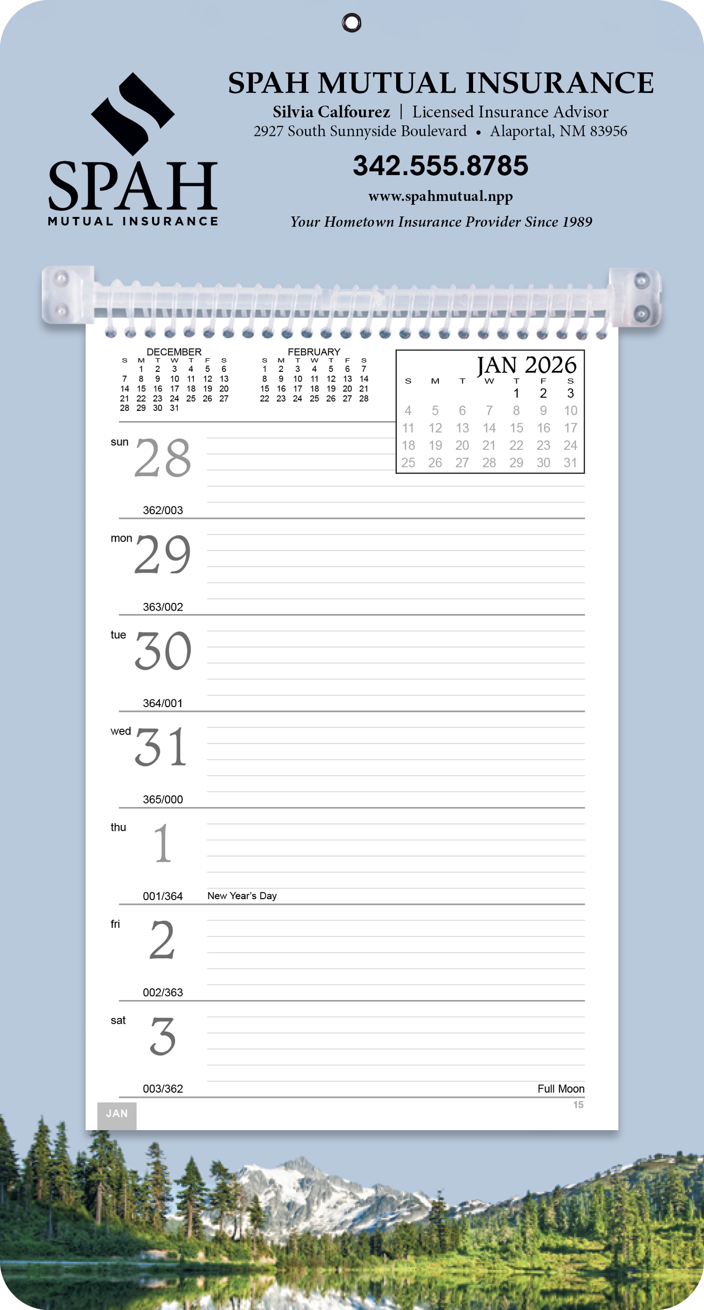 Triumph Calendars FullColor Weekly Memo Calendar-4400