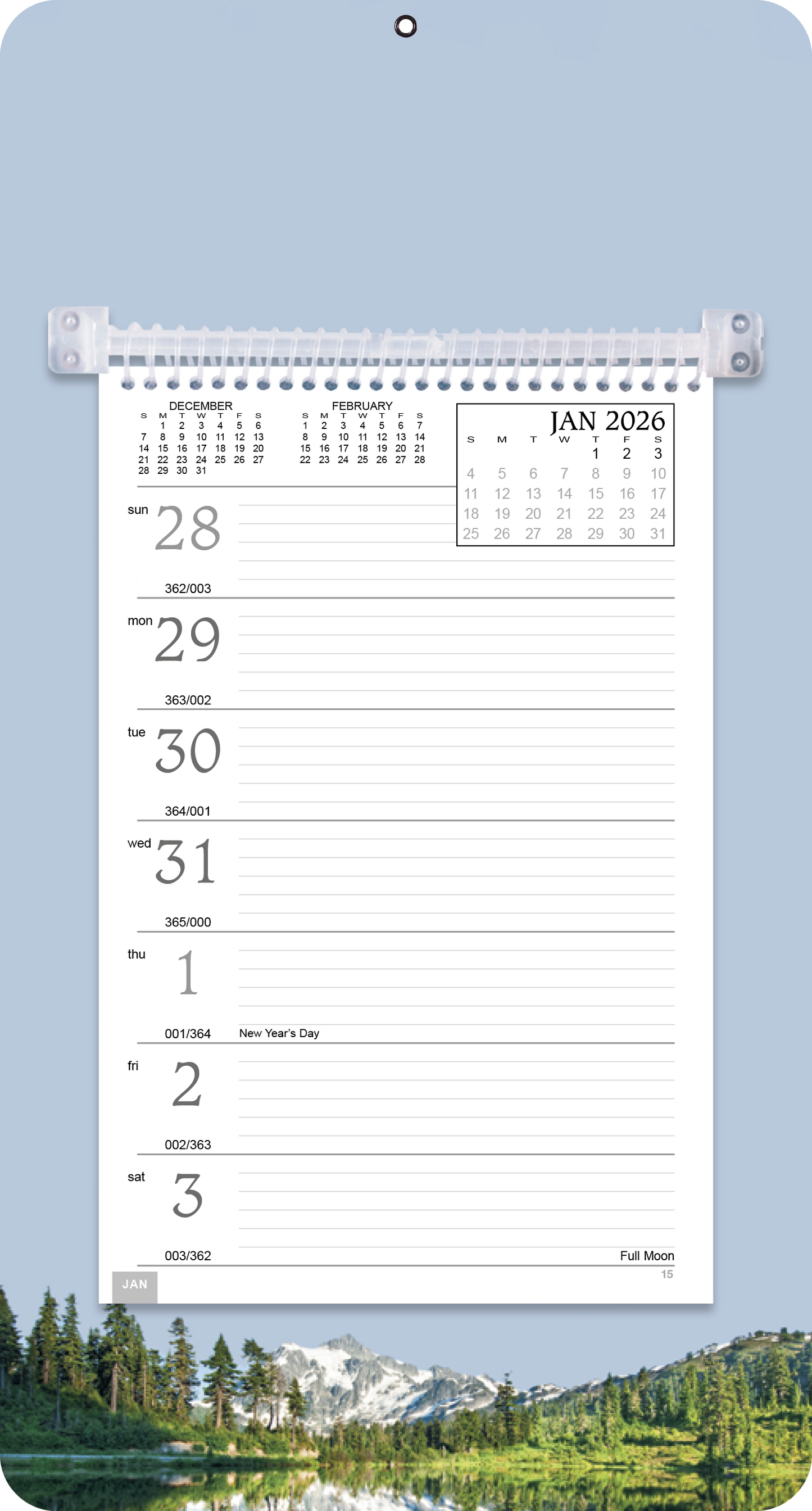 Triumph Calendars FullColor Weekly Memo Calendar-4400