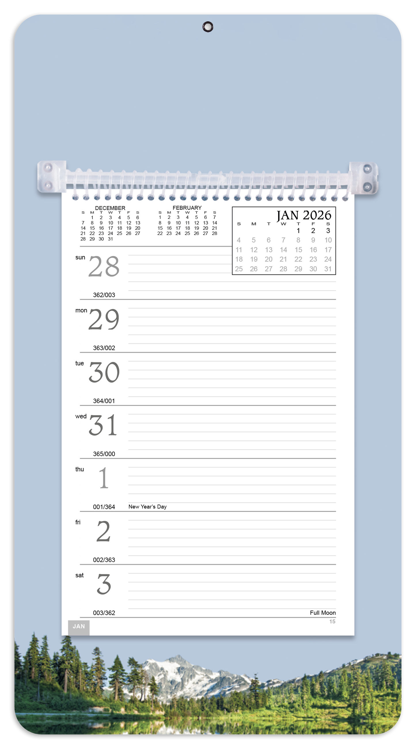 Triumph Calendars FullColor Weekly Memo Calendar-4400