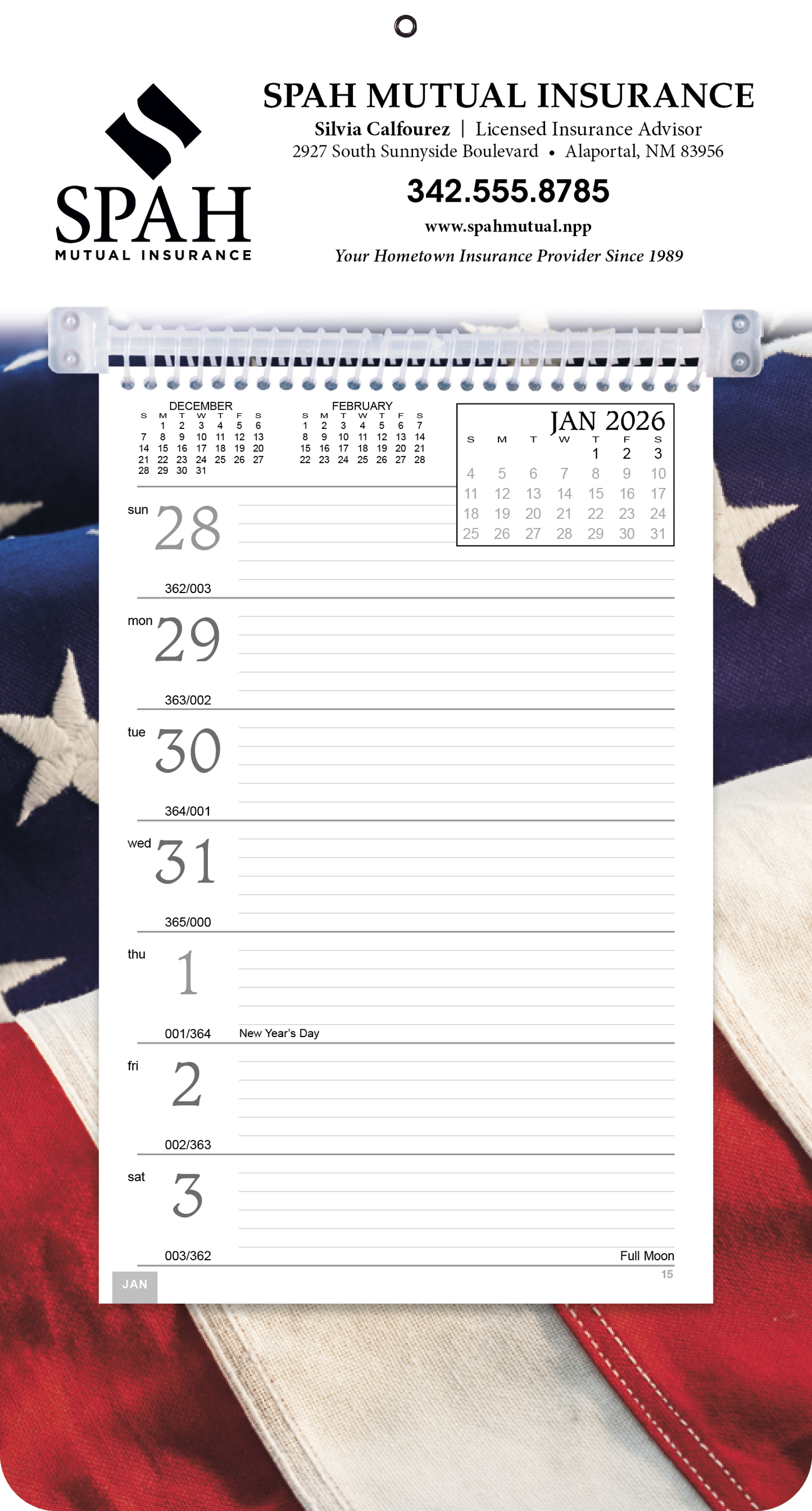 Triumph Calendars FullColor Weekly Memo Calendar-4400