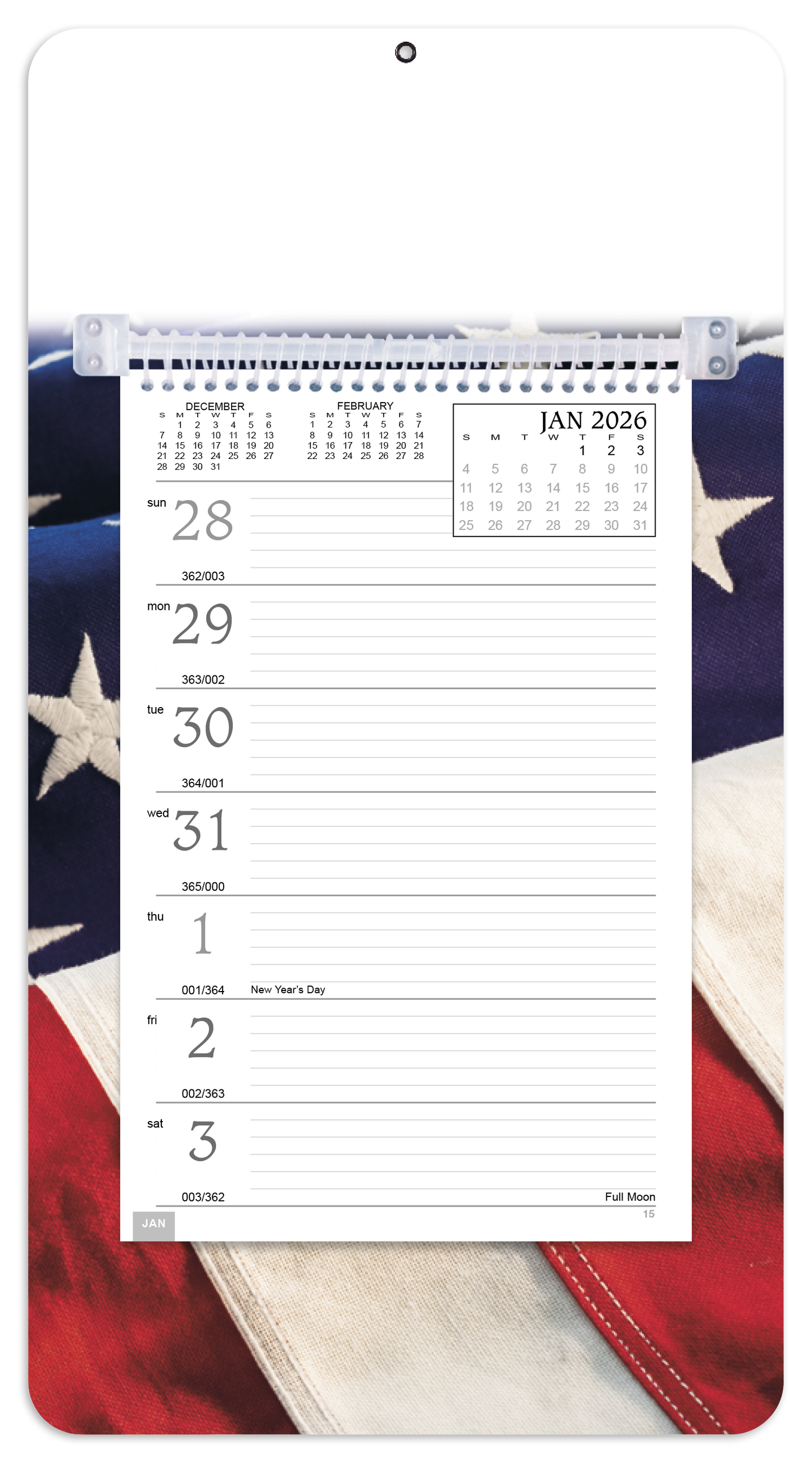 Triumph Calendars FullColor Weekly Memo Calendar-4400