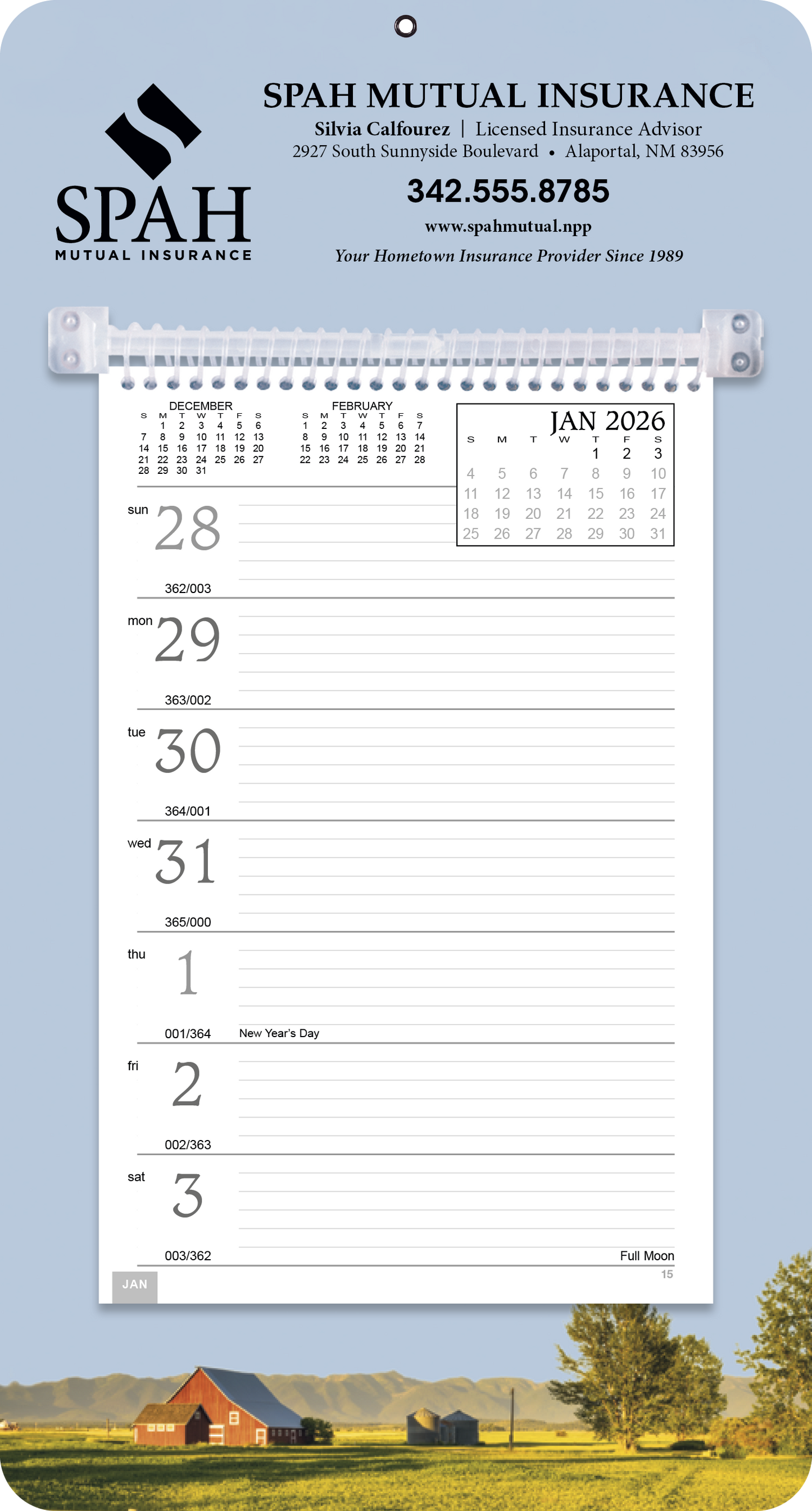 Triumph Calendars FullColor Weekly Memo Calendar-4400