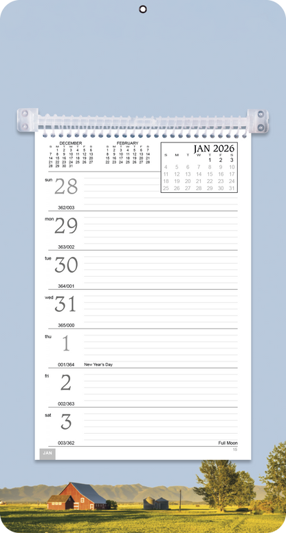 Triumph Calendars FullColor Weekly Memo Calendar-4400