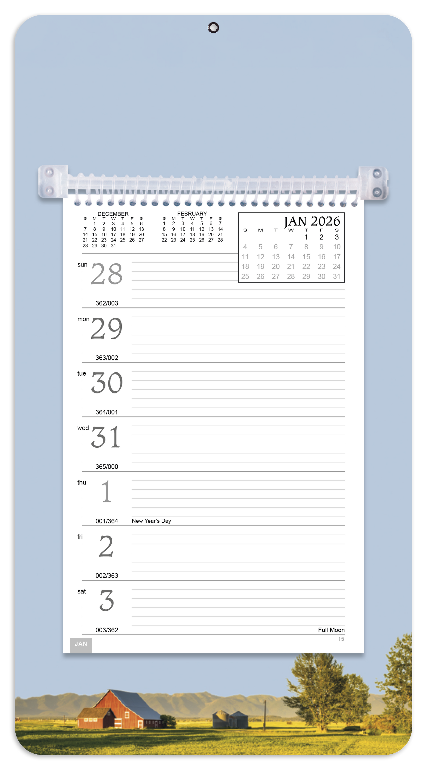 Triumph Calendars FullColor Weekly Memo Calendar-4400