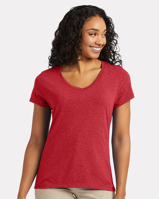 Hanes Perfect-T Women’s Triblend V-Neck T-Shirt - 42VT