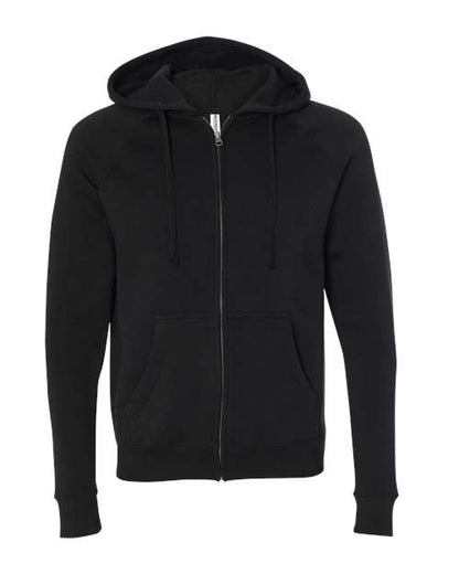 Unisex Special Blend Raglan Full-Zip Hooded Sweatshirt
