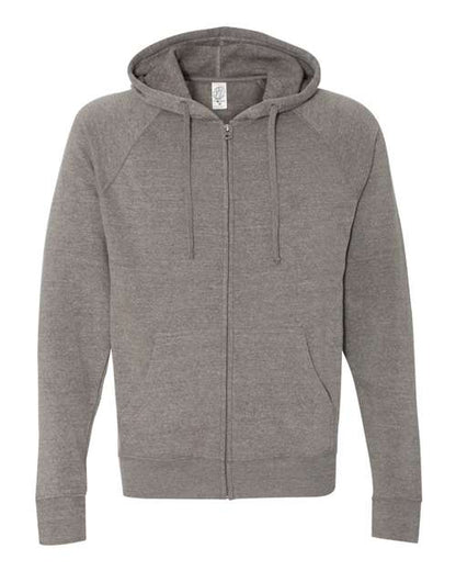 Unisex Special Blend Raglan Full-Zip Hooded Sweatshirt