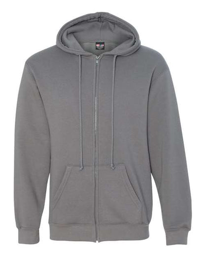 Unisex USA-Made Full-Zip Hooded Sweatshirt