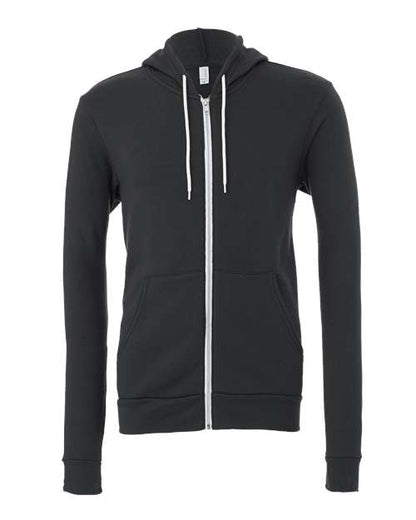 Unisex Sponge Fleece Full-Zip Hoodie Sweatshirt