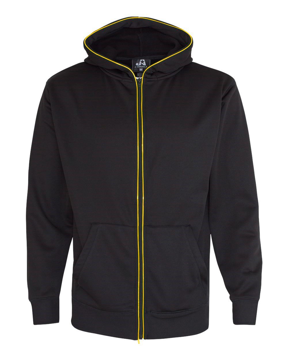 J. America Glow Full-Zip Hooded Sweatshirt - 8668