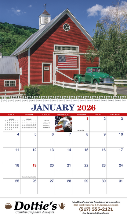 HotLine Products America Appointment Calendar  Spiral-457