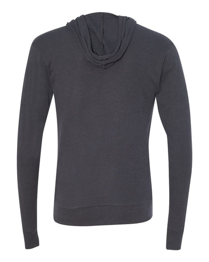 BELLA + CANVAS Triblend Lightweight Full-Zip Hooded Long Sleeve Tee - 3939
