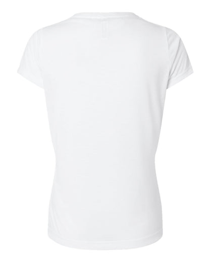 SubliVie Women's Polyester Sublimation V-Neck Tee - 1507