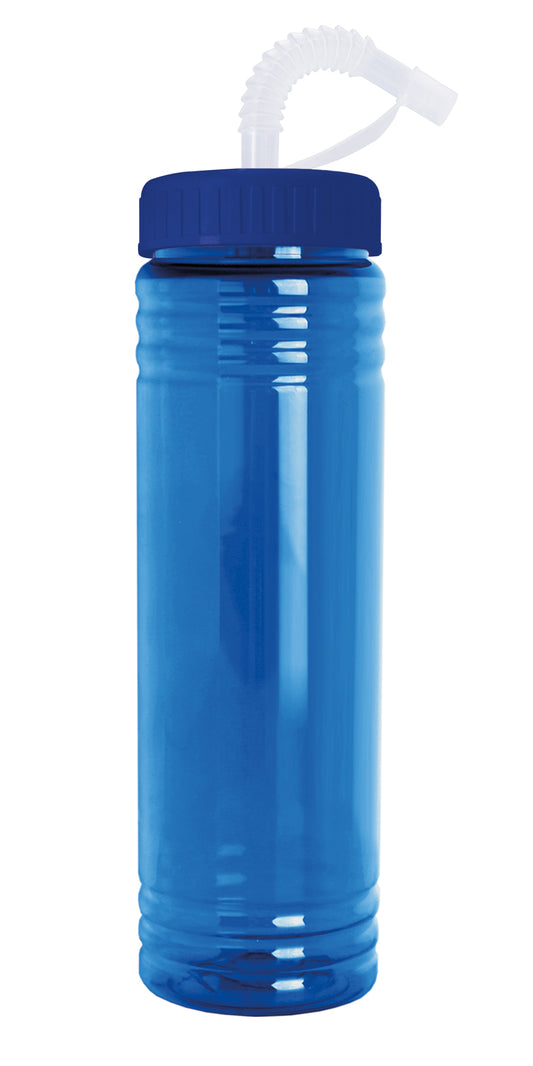Garyline Slim Fit Water Bottle With Straw Lid  24 oz-46387