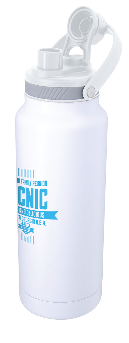 Good Value Energetic Vacuum Sport Bottle with Hanger  33 oz-46398
