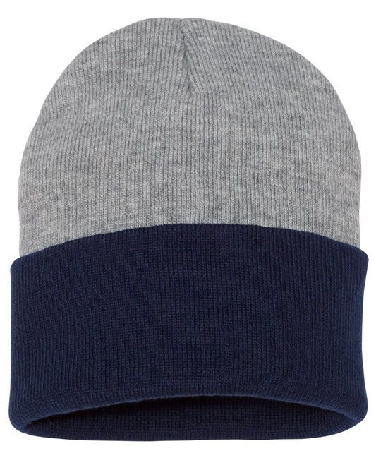 Sportsman 12" Color Blocked Cuffed Beanie - SP12T