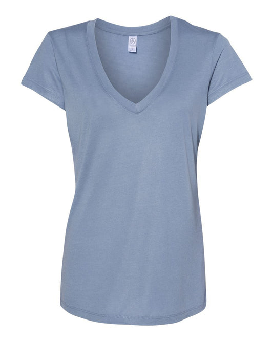 Alternative Women's Slinky Jersey V-Neck Tee - 2894