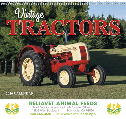 HotLine Products Vintage Tractors Appointment Calendar  Spiral-471