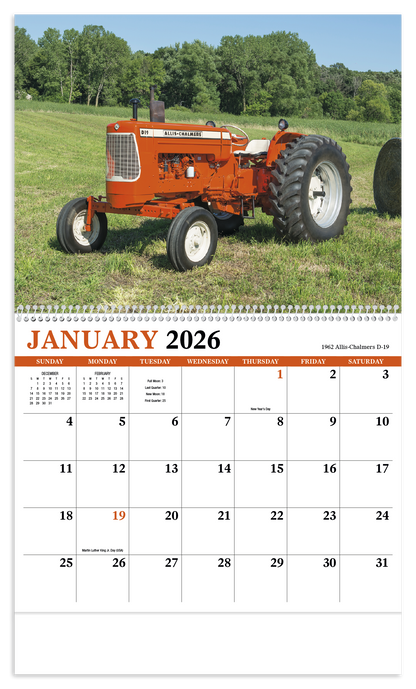 HotLine Products Vintage Tractors Appointment Calendar  Spiral-471