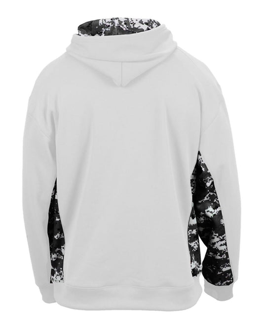 Badger Digital Camo Colorblock Performance Fleece Hooded Sweatshirt - 1464
