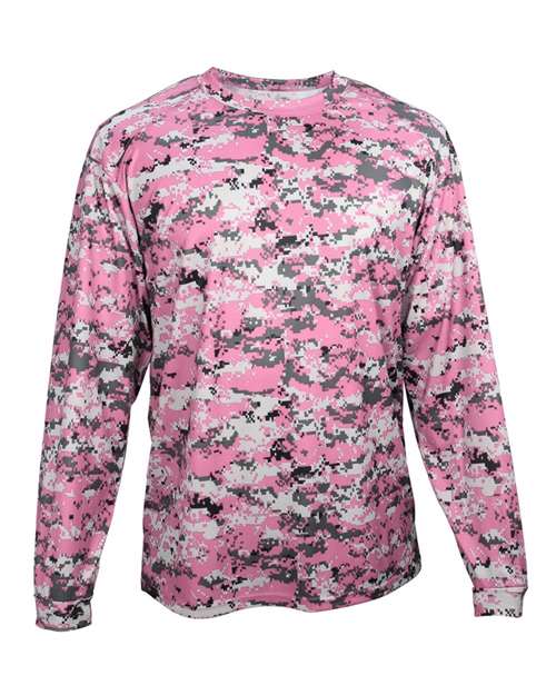 Men's Digital Camo Long Sleeve T-Shirt