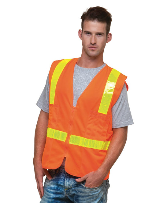Bayside USA-Made ANSI Solid Surveyor's Vest Class 2 - 3786