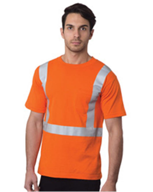 Bayside USA-Made High Visibility Pocket T-Shirt - 3771