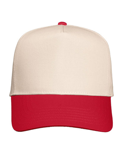 Valucap Five-Panel Twill Cap - 8869