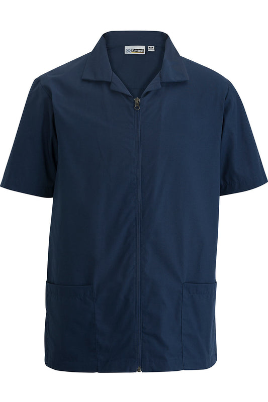 Essential Mens Zip Front Shirt - 4891