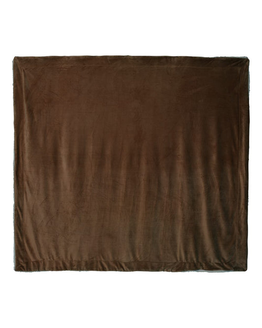 Alpine Fleece Oversized Mink Sherpa Blanket - 8726