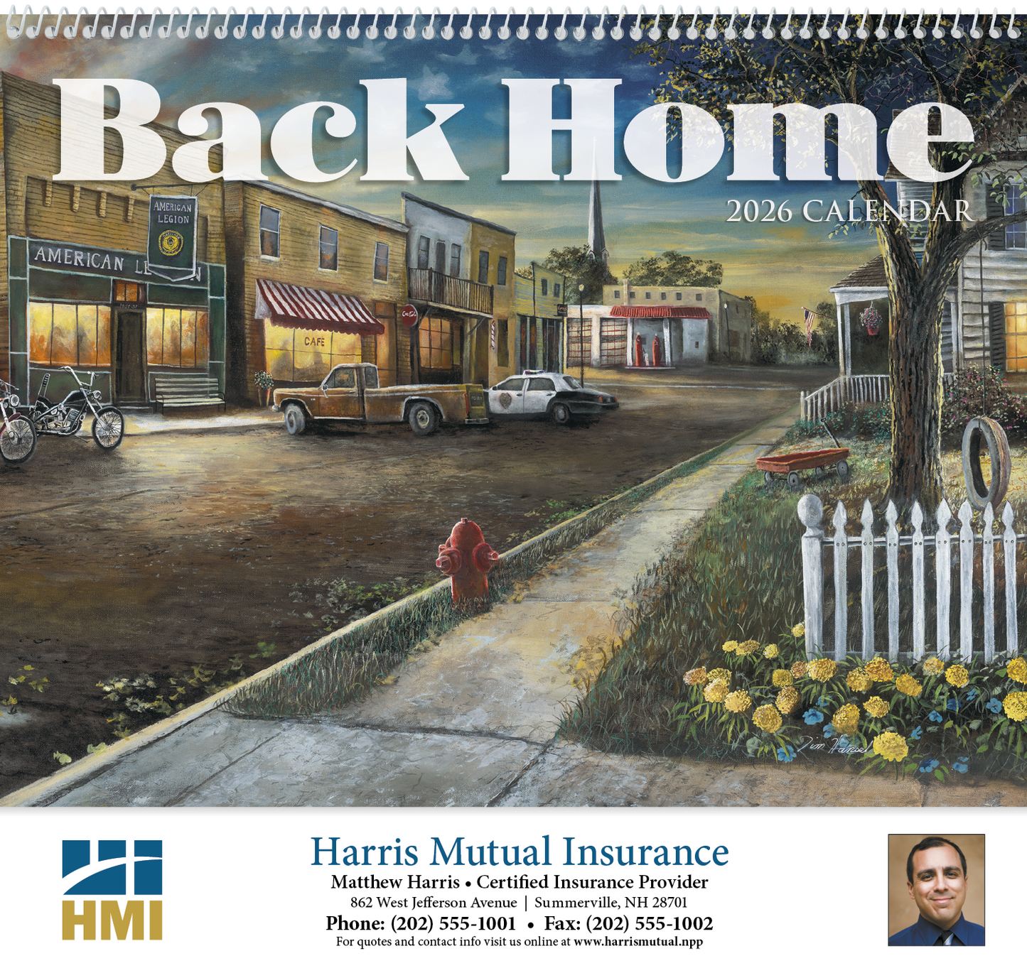 HotLine Products Back Home Appointment Calendar  Spiral-491