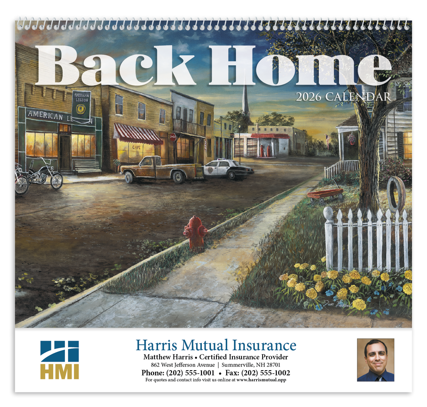 HotLine Products Back Home Appointment Calendar  Spiral-491