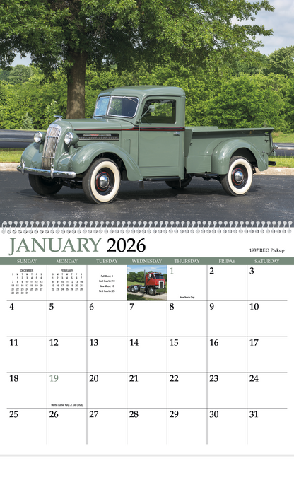 HotLine Products Classic Trucks Appointment Calendar  Spiral-494