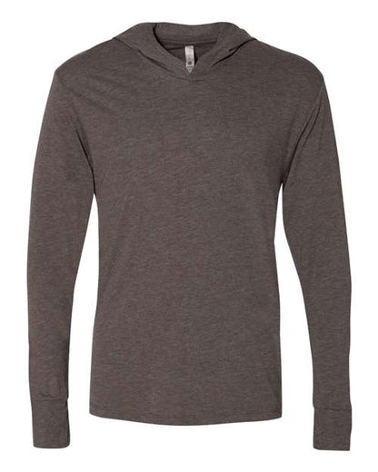 Unisex Triblend Hooded Long Sleeve Pullover T-Shirt