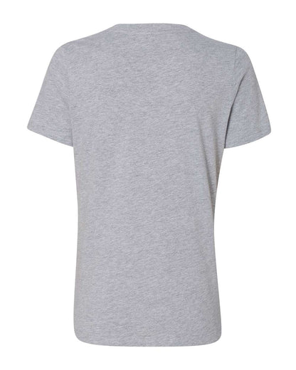 BELLA + CANVAS Women's Relaxed Heather CVC V-Neck Tee - 6405CVC