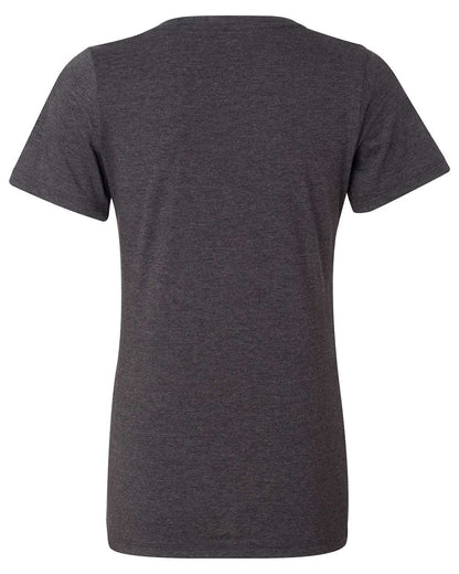 BELLA + CANVAS Women's Relaxed Heather CVC V-Neck Tee - 6405CVC