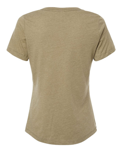 BELLA + CANVAS Women's Relaxed Heather CVC V-Neck Tee - 6405CVC