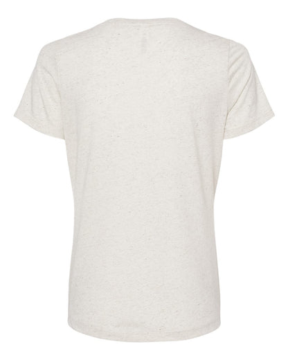 BELLA + CANVAS Women's Relaxed Triblend Short Sleeve V-Neck Tee - 6415