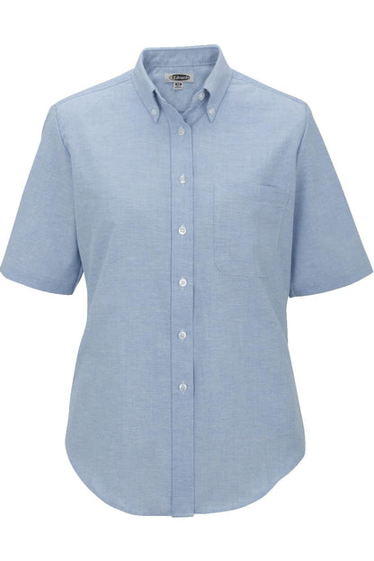 Easy Care Oxford Short Sleeve Ladies Shirt - 5027