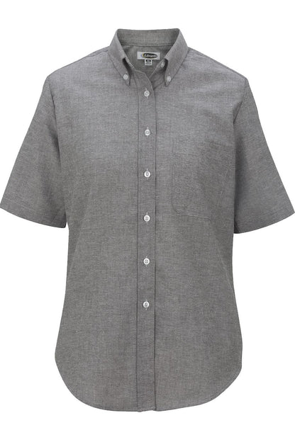Easy Care Oxford Short Sleeve Ladies Shirt - 5027
