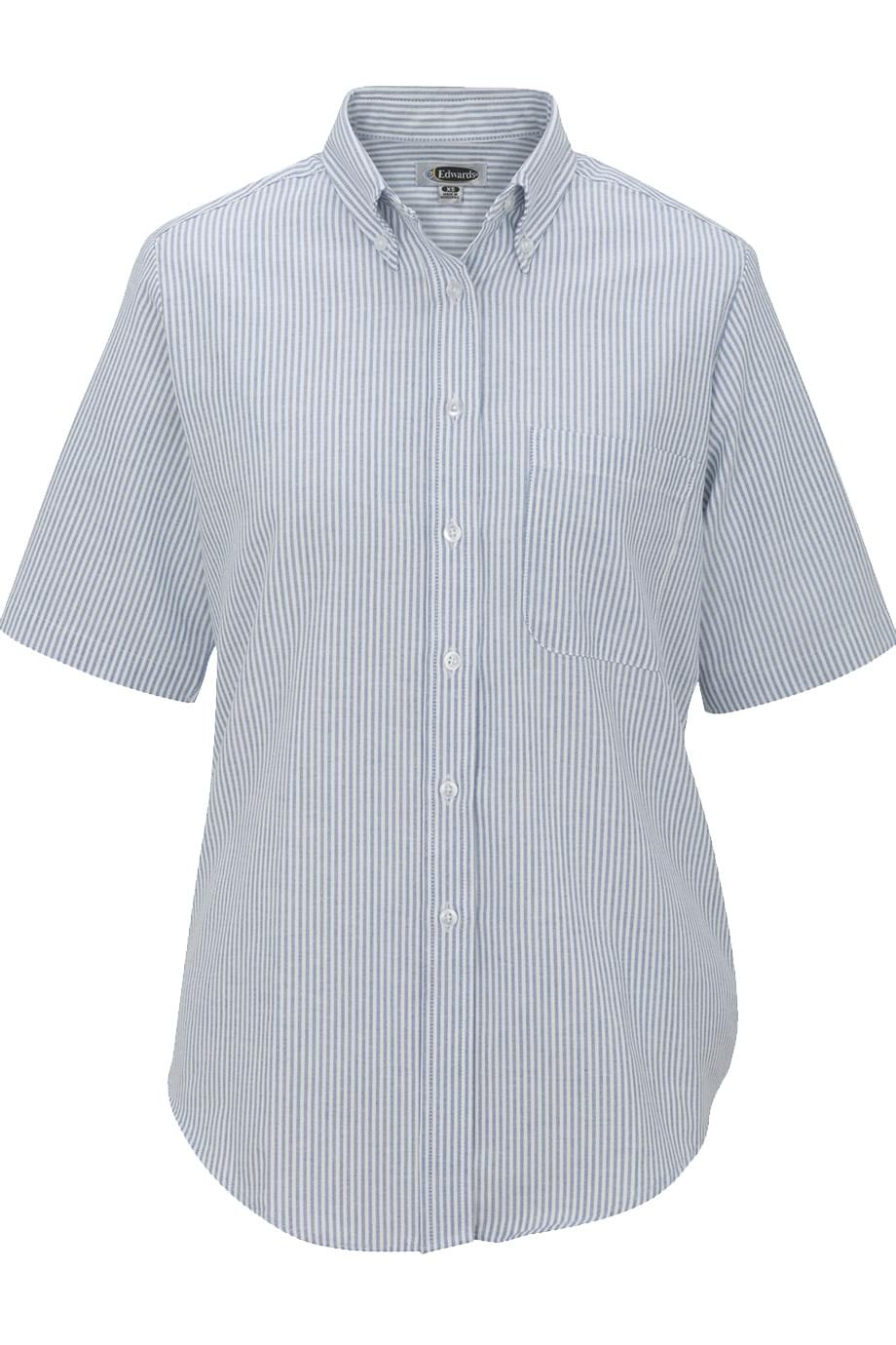 Easy Care Oxford Short Sleeve Ladies Shirt - 5027