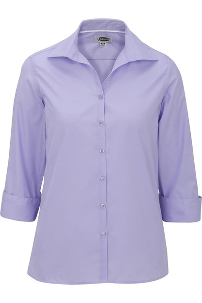 Lightweight Poplin Three Quarter Sleeve Ladies Shirt - 5040