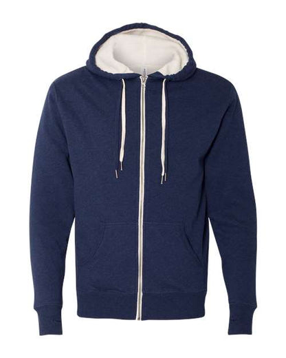 Unisex Sherpa-Lined Hooded Sweatshirt