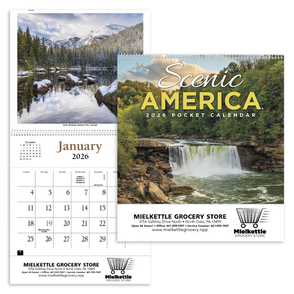 HotLine Products Scenic America Pocket Calendar-504